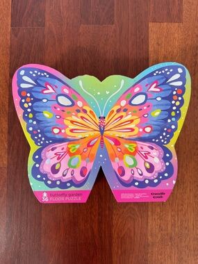 Crocodile Creek Butterfly Garden 36-Piece Floor Puzzle - Multicolor